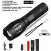 Litwod XML T6 LED Rechargeable Flashlight
