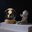 6/8Cm 3D Crystal Ball Planet Night Light