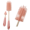 Silicone Bottle Brush Set 3-Pack - For Bottles, Teats & Straws