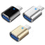 LED USB 3.0 to Type-C Adapter - OTG USB-C and USB-A to Micro USB Female Connector for Samsung, Xiaomi, and POCO Devices