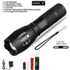 Litwod XML T6 LED Rechargeable Flashlight