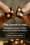 Macadamia Butter Toffee Crunché 120g pouch | Lowrey Foods