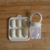 Baby Fruit Feeder and Tray - Safe Self-Feeding & Teething Relief