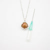 Planet Murano Aroma Necklace - Plutonian Amethyst | Energy & Healing | Diffuse on the go-0