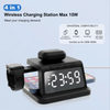 Digital Alarm Clock Wireless Charger – 3W/5W/7.5W/10W Multifunction Charger