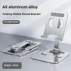 Universal Aluminum Alloy Foldable Desk Phone and Tablet Holder Stand