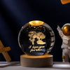 6/8Cm 3D Crystal Ball Planet Night Light
