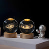 6/8Cm 3D Crystal Ball Planet Night Light