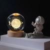 6/8Cm 3D Crystal Ball Planet Night Light