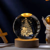6/8Cm 3D Crystal Ball Planet Night Light