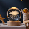 6/8Cm 3D Crystal Ball Planet Night Light