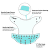 Reusable Cloth Nappies - One Size Fits 3-17kg with Bamboo Insert