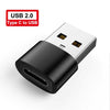 LED USB 3.0 to Type-C Adapter - OTG USB-C and USB-A to Micro USB Female Connector for Samsung, Xiaomi, and POCO Devices