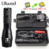 Litwod XML T6 LED Rechargeable Flashlight