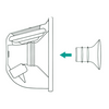 Breast Pump Shield Inserts - 5 Sizes, Better Fit & Suction