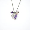 Amethyst Diffuser Necklace | Aroma Jewelry | Energy & Healing | Diffusing on the go-0