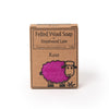 Rose Felted Wool Soap