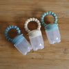 Baby Fruit Feeder  and Tray - Safe Self-Feeding & Teething Relief