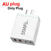High-Efficiency Quick Charge 3.0 USB Wall Charger with International Plugs for iPhone 13 Pro Max and Type C Devices