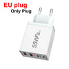 High-Efficiency Quick Charge 3.0 USB Wall Charger with International Plugs for iPhone 13 Pro Max and Type C Devices