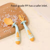 Bendable Baby Fork and Spoon Set - Self-Feeding Utensils
