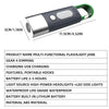 High-Power Mini LED Flashlight for Camping with Telescopic Zoom and Waterproof Design, Featuring 3 LEDs and Side Lights